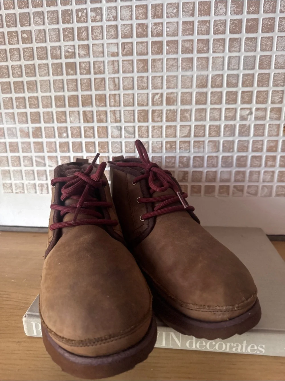 UGG Kids' Neumel II Waterproof Grizzly Boots - Size 5